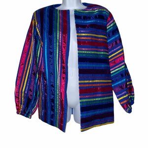 Tachi Castillo Bright Vintage Mexican Blazer S